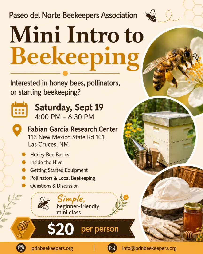 Beginner Class: Intro to Beekeeping - El Paso & Las Cruces