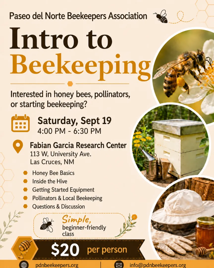 Beginner Class: Intro to Beekeeping - El Paso & Las Cruces